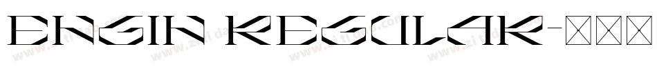 Engin Regular字体转换